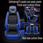 car seat cover Waterproof Car Seat Cover Universal Leather 9 set Auto Seat Cushion 5 seats Universal