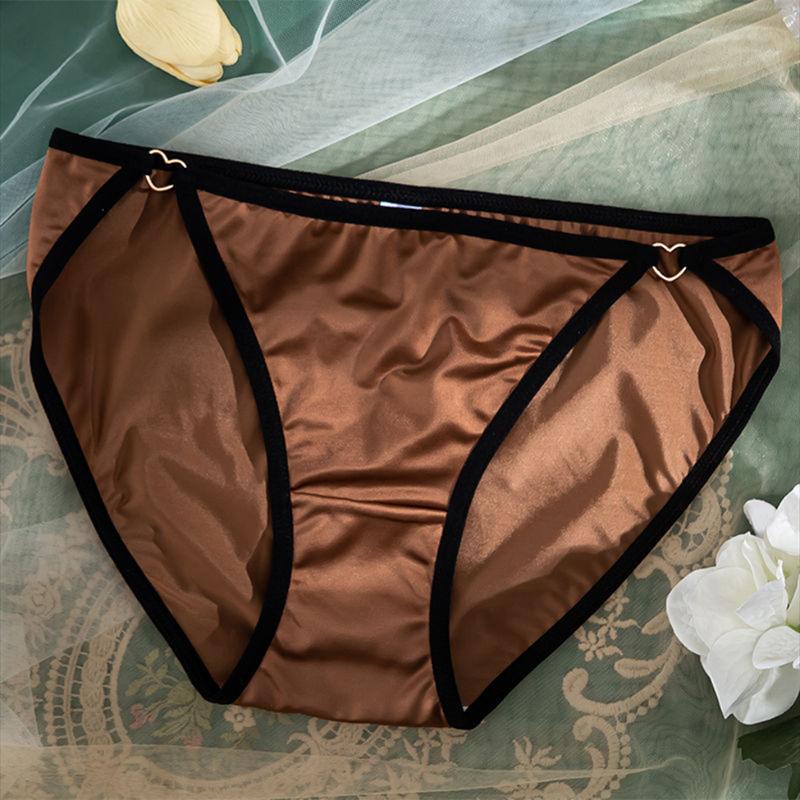 Ice Silk Women's Panties Comfortable and Breathable Low-waist Women's Panties Pure Cotton Crotch Briefs