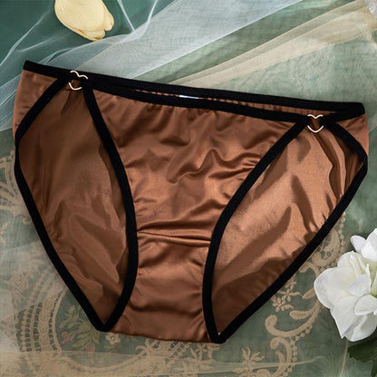 Ice Silk Women's Panties Comfortable and Breathable Low-waist Women's Panties Pure Cotton Crotch Briefs