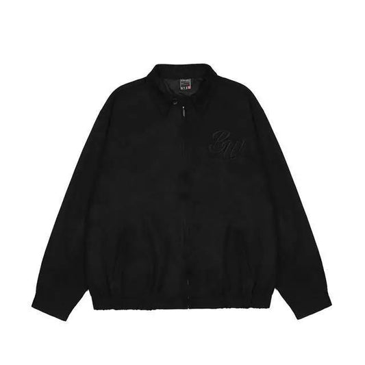 Jacket American Retro Street Embroidery Men and Women Loose INS Japanese Style Baseball Comfortable Big Size Thick Coat