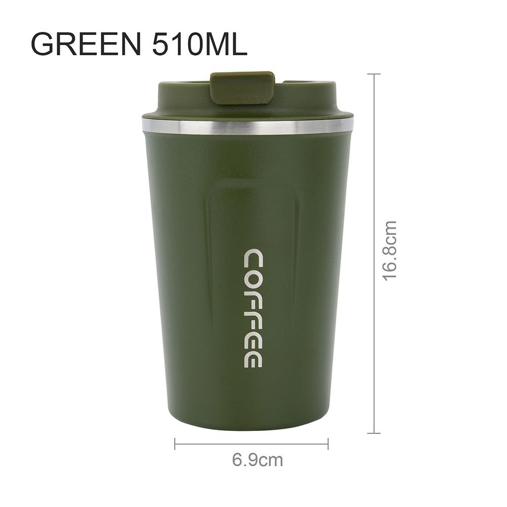 Stainless Steel Coffee Thermos Mug 380/510ml Multipurpose Portable Car Vacuum Flasks Cup Fitness Running Gym Sport Water Bottler
