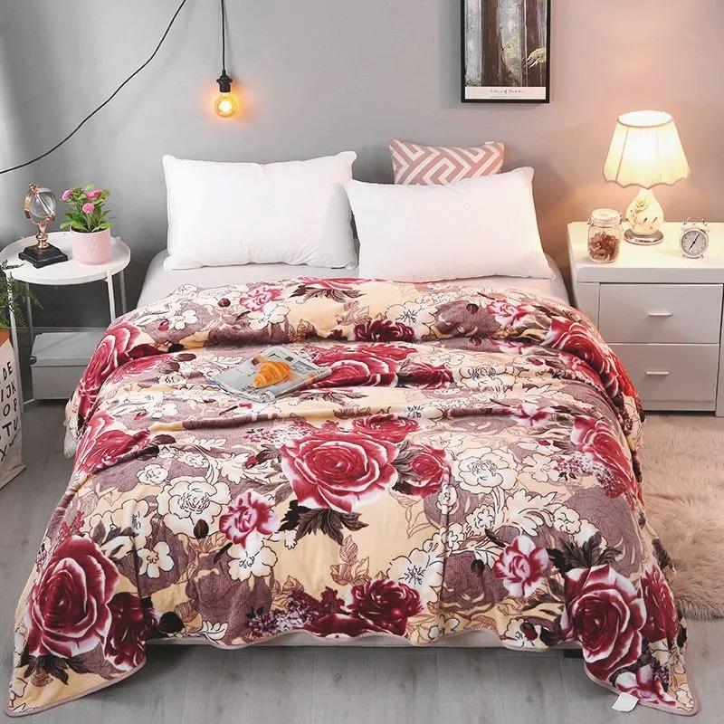 Thick and Breathable Single-layer Blankets Autumn and Winter Household Goods Flannel Sheets Warm Blankets Soft Sheets