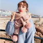 Scarf Knit Women Thick Warm Winter Scarves Ladies Cashmere Warmer Women's Scarves
