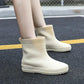 Waterproof Rain Boots for Girls Women Work Shoes Non Slip Anti Skip Water Shoes Pink Boots PVC 36-40 Size Fashion