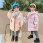 Girls' Down Jacket Mid-length Windproof and Warm Thick Winter Jacket