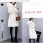 Winter Faux Woolen Coat Women's Long Thick Warm Hooded Coat Slim Plus Size Overcoat with Faux Mink Fur Collar
