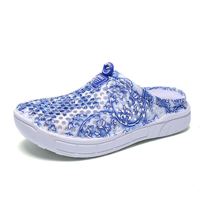 Slippers Girls Summer Breathable Hole Shoes Baotou Wear Casual Beach Shoes