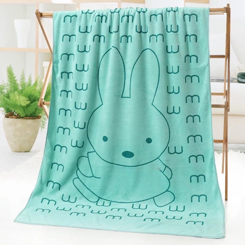 Household Towel Super Absorbent Bath Towel Cute Cartoon Big Towel Bath Towel Set Fabric Is Soft and Does Not Shed Hair and Strong Water Absorption