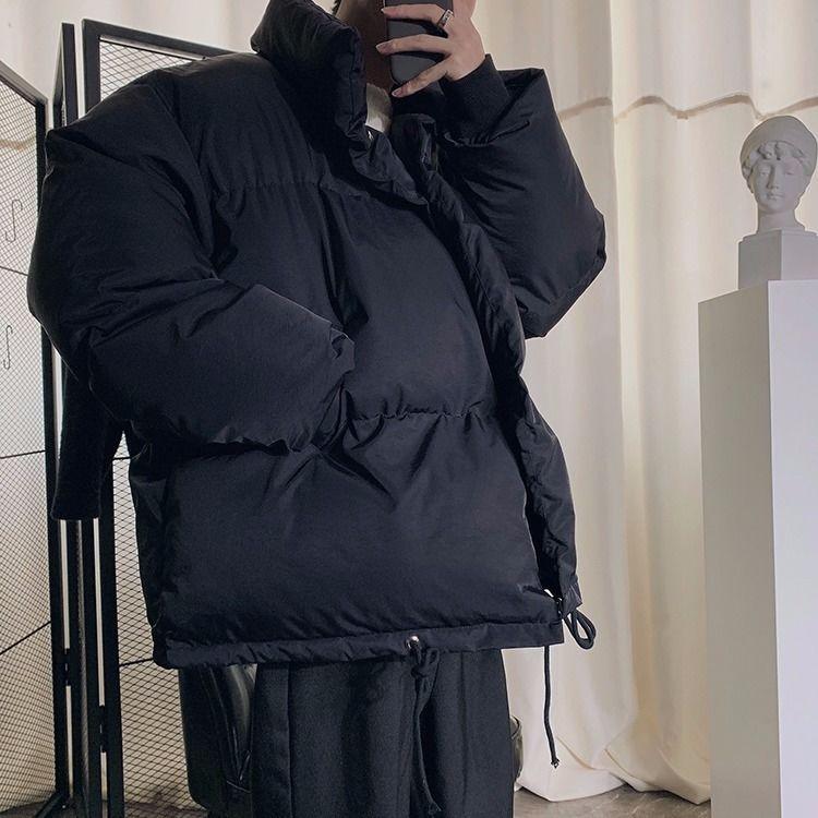 Winter Men's Student Fashion Trend Padded Jacket Wild Loose Warm Thick Bread Clothes