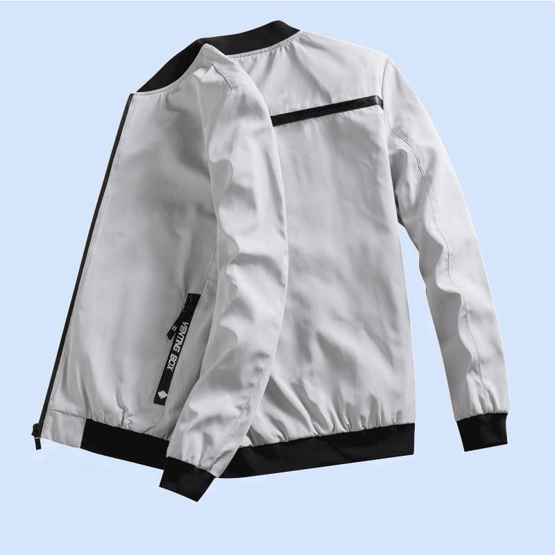 Men Baseball Jacket Coats Loose Luxury Pilot Jackets Men's Stand Collar Top Jacket Coat Man Outwear