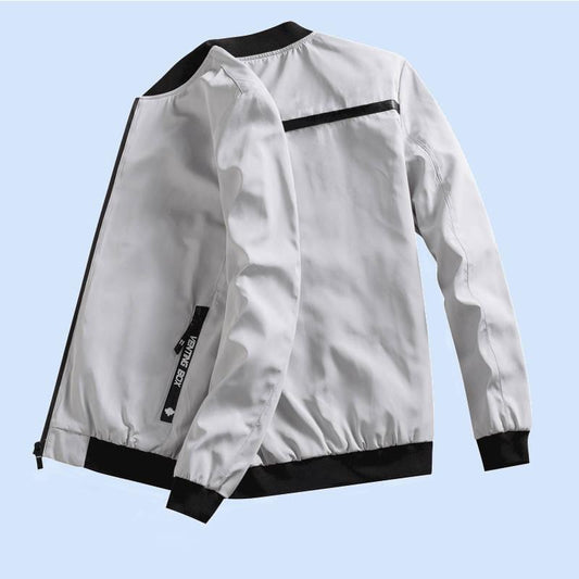 Men Baseball Jacket Coats Loose Luxury Pilot Jackets Men's Stand Collar Top Jacket Coat Man Outwear