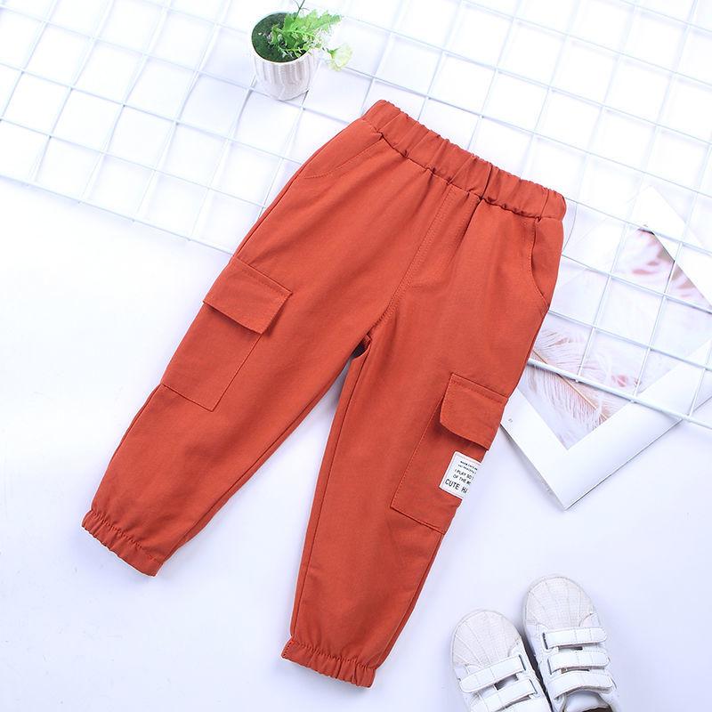 Boys and Girls Pants Spring and Autumn Casual Pants Children Overalls Women's Trousers Loose Pants