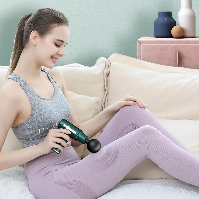 Short Gun Mini Muscle Massager Fitness Professional Neck Machine Electric Multi-function Small Relax Gun Massage Gun