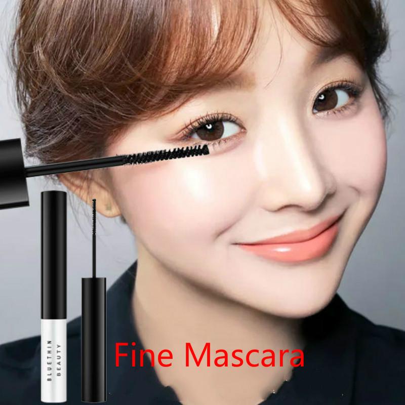 Fine brush mascara starry sky waterproof long student thin head Super dense without blooming