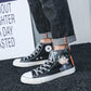 Men's high-top canvas shoes men's trend students women's shoes casual high-top sneakers men