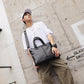Business Briefcase Men British Large Capacity Zipper Anti-theft Waterproof Handbag Shoulder Bag