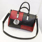 Fashion Stitching Handbag Boston Shoulder Messenger BagWomen PU Leather Crossbody Hand/Shoulder Bags