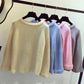 No Pilling Autumn and Winter Sweater Round Neck Pullover Student Sweater Loose Thick Korean Version of The Bottoming Shirt Jacket