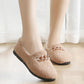 Autumn and Winter Plus Velvet To Keep Warm Korean Version of One-step Women's Winter Wear All-match Plush Cotton Shoes