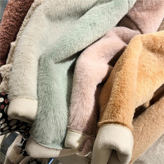Mink Fleece Faux Fur Coat Women's Winter Mid-length Over-the-knee Lamb Hair Popular Coat