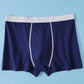 4 Pack Men's Underwear Cotton Breathable Comfortable Boxer Fashion Medium High Waist Loose Large Size Boxer Briefs