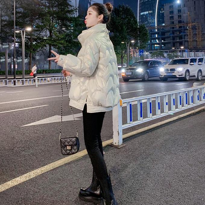 Lightweight Down Jacket Women Winter Thickening Short Stand-up Collar Bread Jacket White Duck Down Warm Winter Jacket