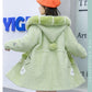 Girls' Warm and Windproof Jacket Mink Velvet Coat Korean Mid-length and Velvet Thick Winter Clothes