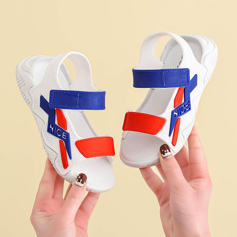 Girls Sandals Spring Summer Non-slip Soft Bottom Cartoon Indoor Sandals Large Size Outside Beach Open-toe Sandals