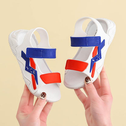Girls Sandals Spring Summer Non-slip Soft Bottom Cartoon Indoor Sandals Large Size Outside Beach Open-toe Sandals