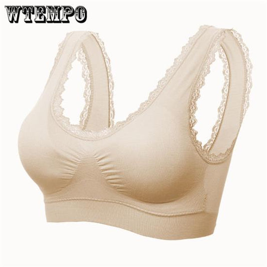 Cross Strap Back Women Sports Bra Professional Quick Dry Padded Fitness Running Gym Vest Tops