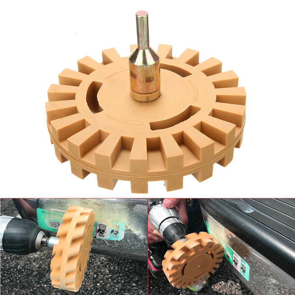 4 Inch Rubber Car Polishing Wheel Decal Sticker Removal Eraser Wheel Kit