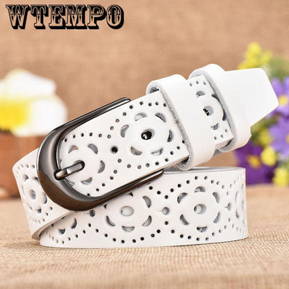 fashion retro woman's belt Genuine leather belts lady's original leather high quality women belt