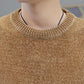 Autumn and Winter Sweater Men's Fashion Handsome Round Neck Sweatshirts Korean Version of The Trend Plus Velvet Thick Sweater