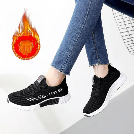 Autumn and Winter Women's Shoes All-match Cloth Shoes Casual Shoes Non-slip Sneakers