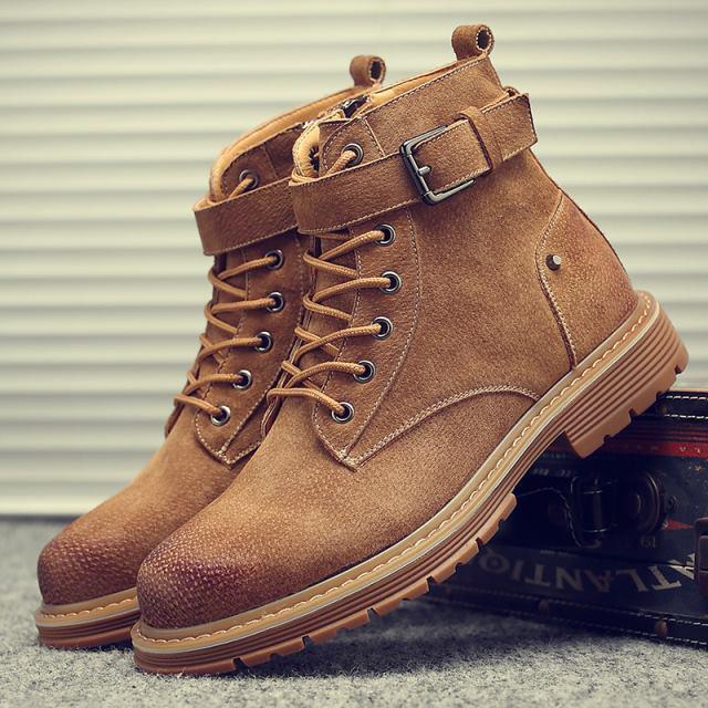 Martin Boots Men's Desert Boots Motorcycle Boots Men's Boots Men's High Top Shoes Fashion Boots