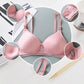 Ladies Natural Simple Two-Breasted Bra Thin Breathable Underwear Comfortable Sexy Adjustable Bra