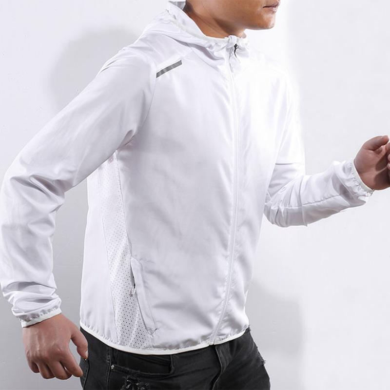 Men's Summer Ultra-thin Sun Protection Clothing Men's Hooded Jacket Jacket Fishing Sports Breathable Men's Air-conditioning Clothing