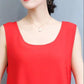 Women's Sleeveless Long Dress Round Neck Casual Loose Party Maxi Dress Bottoming Dress
