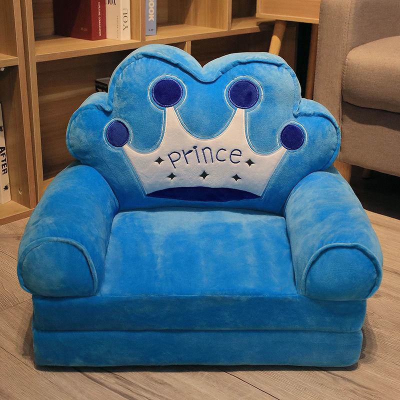 Washable Folding Chair Cartoon Animal Baby Armchair Sofa Two Layer Anti-drop Bedroom Living Room Game Room