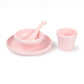 Chinese Style Restaurant Hotel Melamine Two-color Set of Four-piece Creative Anti-fall Imitation Porcelain Tableware