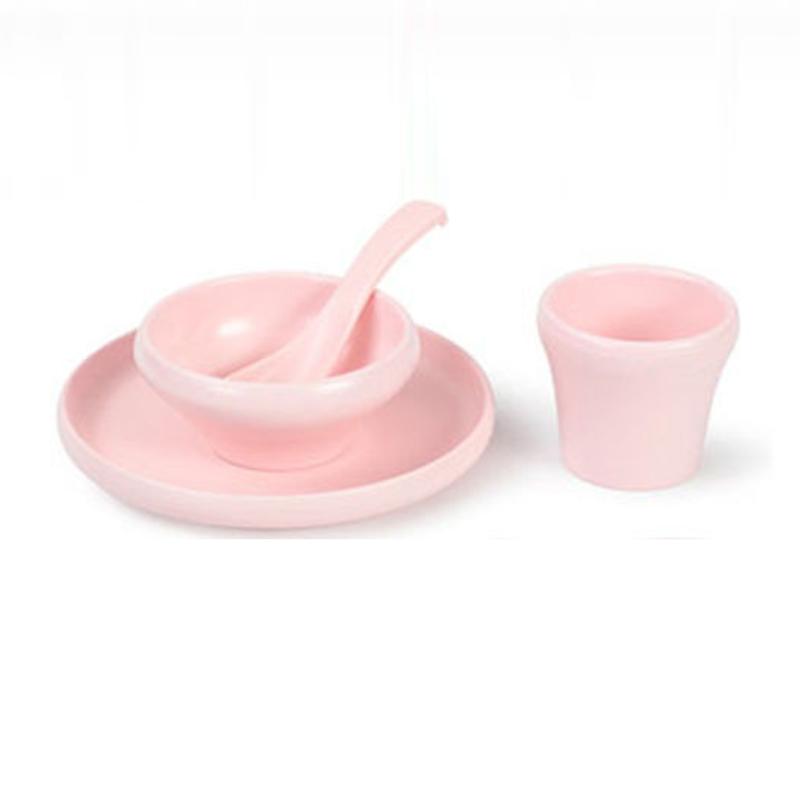 Chinese Style Restaurant Hotel Melamine Two-color Set of Four-piece Creative Anti-fall Imitation Porcelain Tableware
