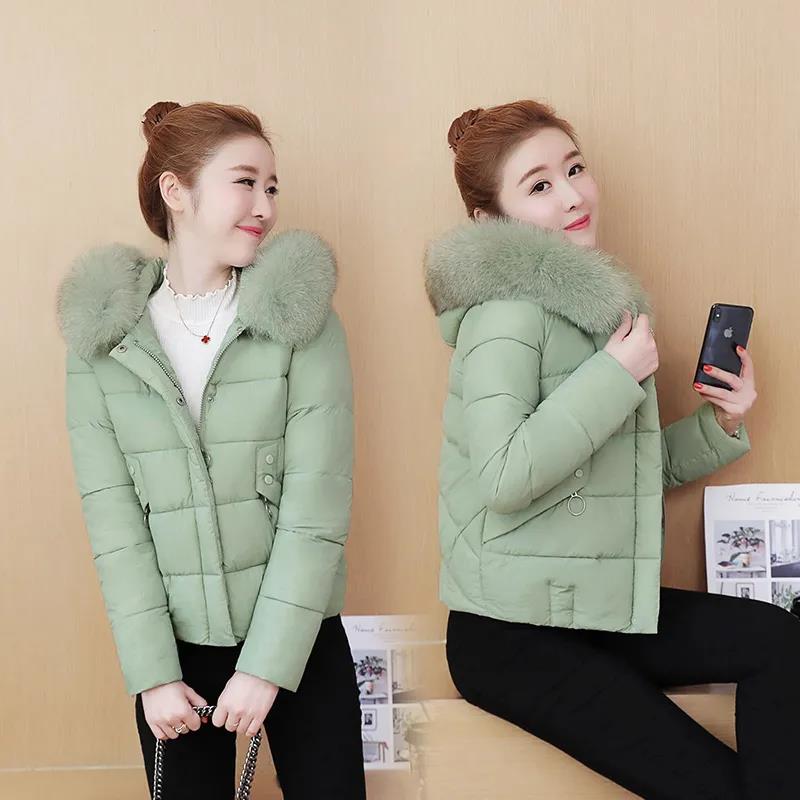 Winter Down Jacket Korean Loose Padded Jacket Jacket Short Warm Hooded Down Jacket