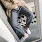 Knitted Harem Pants Autumn and Winter Models Korean Version of Wild Thick Loose Elastic Waist Thin Twist Radish Pants Woolen Pants Women