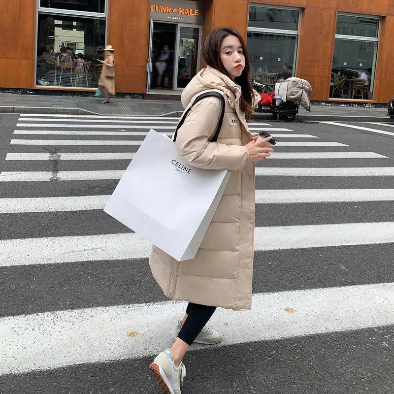 Down Coat Cotton-padded Jacket Women's Padded Jacket Mid-length Winter Coat Women Korean Style Loose Winter Clothes