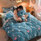 Bedding Soft Winter Thickening Four Pieces of Warm Velvet Flannel Four-piece Bedding Set