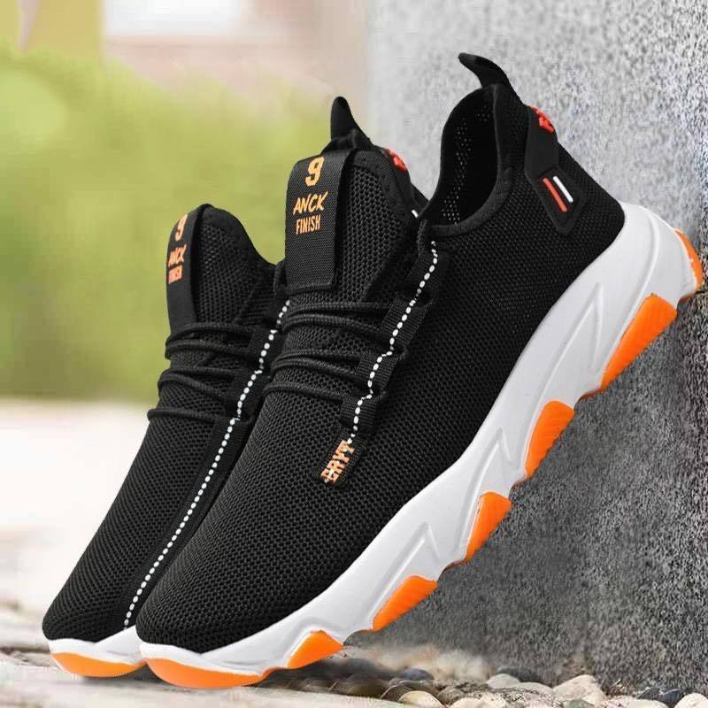 Summer Korean Style Trendy Sneakers Men's All-match Casual Breathable Net Shoes