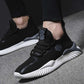 Men's Low-top Casual Fly Woven Mesh Shoes Flying Woven Breathable Soft Sole Sneakers Men's Lightweight Cheap Running Shoes