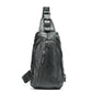Chest Bag Men's Multi-layer Zipper with Headphone Hole Messenger Bag Outdoor Sports Shoulder Bag