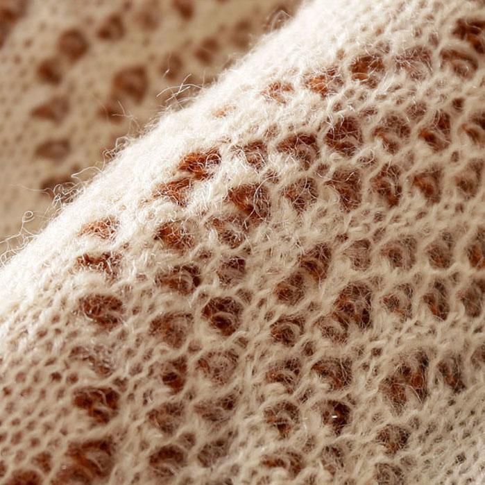 Sweater Women's Pullover Knitwear Casual Lady Style Crochet Hollow Korean Fluffy Top Trending Sweater Autumn and Winter Loose
