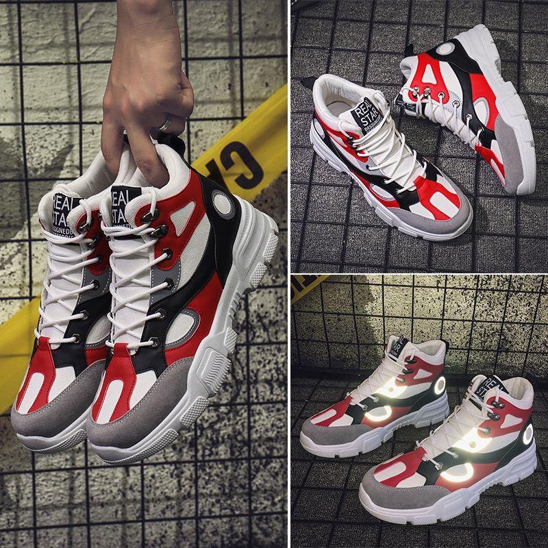 Men Safety Work Boots Shoes No-slip Steel Toe Working Boots Pluse Size Martin Boots Warm Plus Velvet Reflective Sneakers